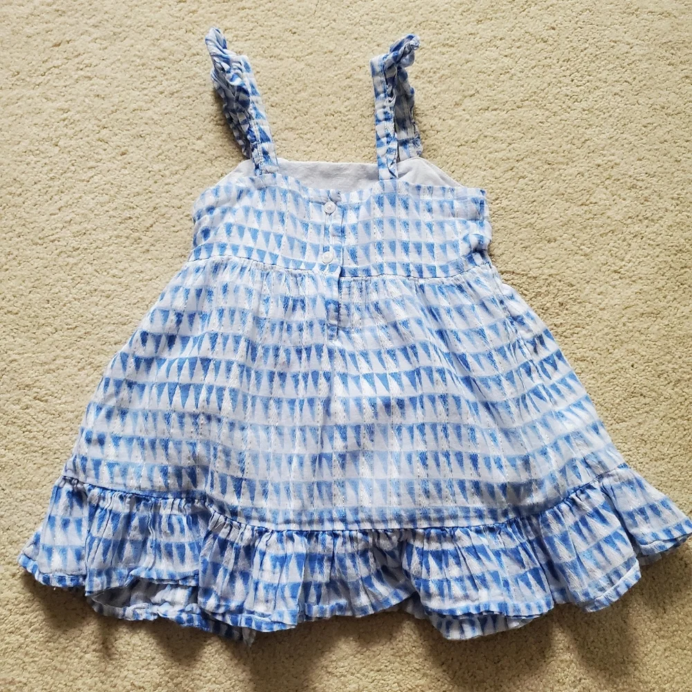 Janie and Jack x Rachel Zoe Toddler Girls' Geo Ruffle Dress sz2T